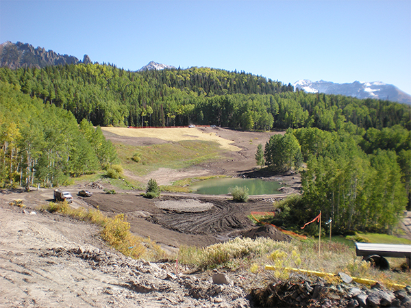 Erosion control during construction of a single family home, Far Away Ranch, San Miguel County, CO