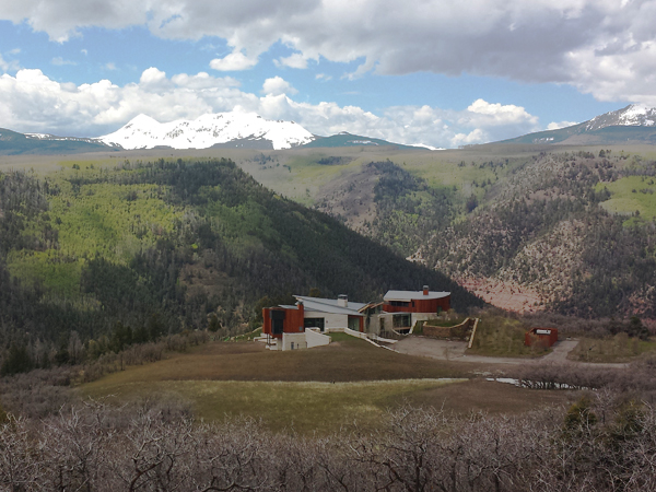 Finished site grading for a single family home in Gray Head, San Miguel County, Colorado